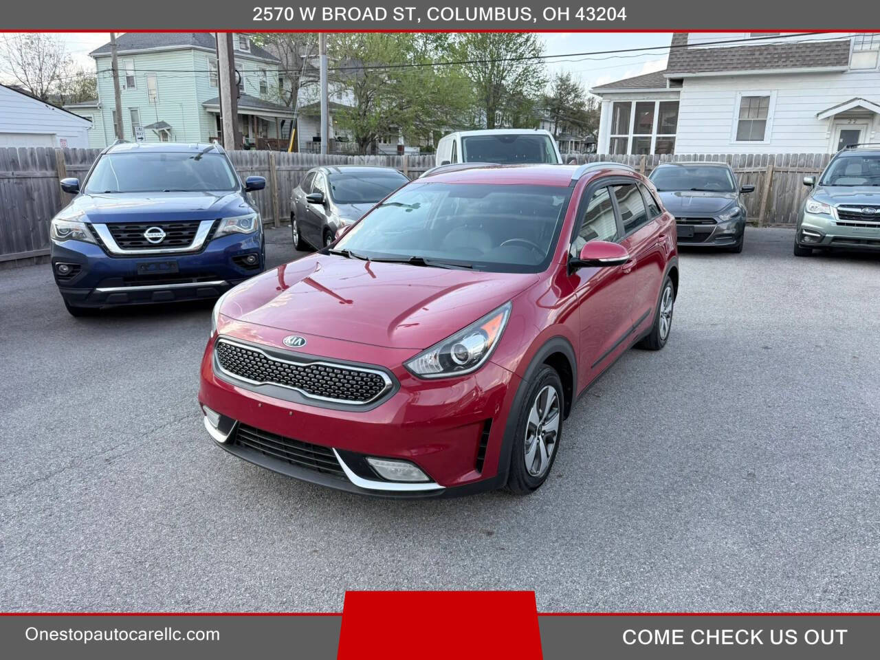 Dk. Red 2018 Kia Niro EX EX 4dr Crossover 1