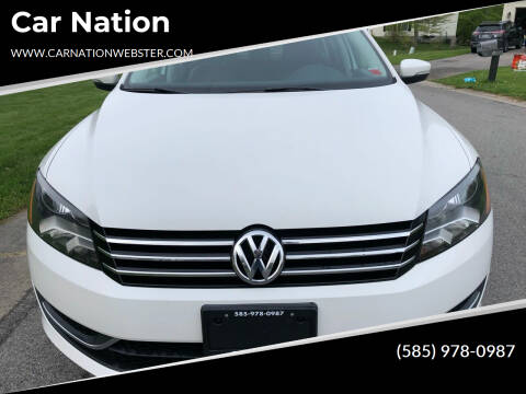2013 Volkswagen Passat for sale at Car Nation in Webster NY