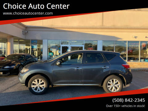 2012 Nissan Murano for sale at Choice Auto Center in Shrewsbury MA
