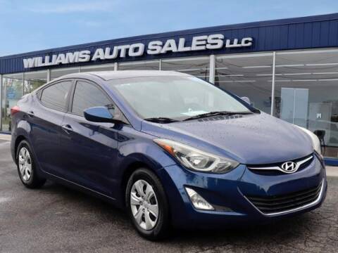 2016 Hyundai Elantra for sale at Williams Auto Sales, LLC in Cookeville TN