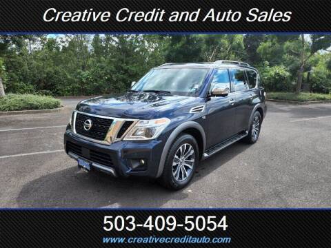 2019 Nissan Armada for sale at Creative Credit & Auto Sales in Salem OR