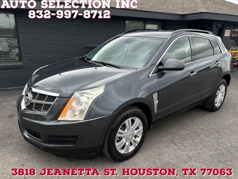 2012 Cadillac SRX for sale at Auto Selection Inc. in Houston TX