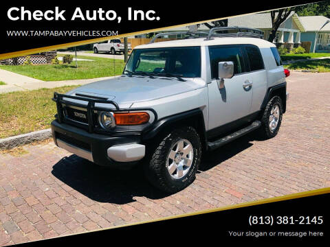 2007 Toyota FJ Cruiser for sale at CHECK AUTO, INC. in Tampa FL