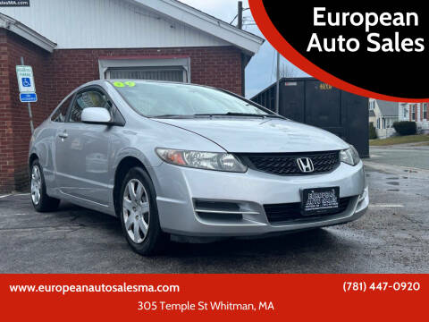 2009 Honda Civic for sale at European Auto Sales in Whitman MA