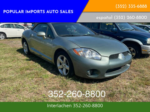 2008 Mitsubishi Eclipse Spyder for sale at Popular Imports Auto Sales - Popular Imports-InterLachen in Interlachehen FL