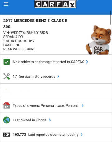 2017 Mercedes-Benz E-Class E 300