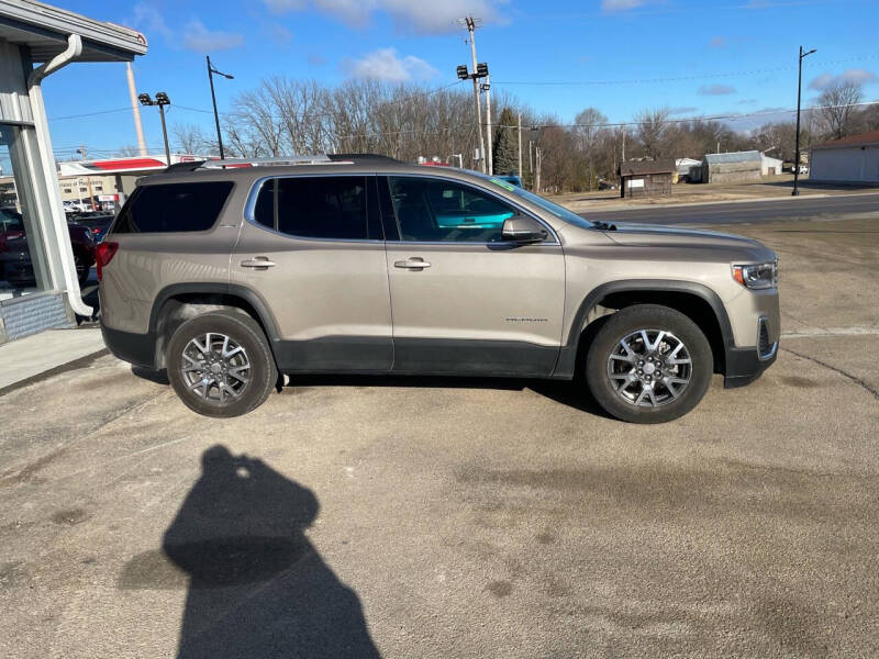 Used 2023 GMC Acadia SLE with VIN 1GKKNKL42PZ178510 for sale in Maquoketa, IA