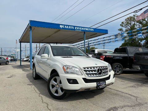 2011 Mercedes-Benz M-Class for sale at Quality Investments in Tyler TX