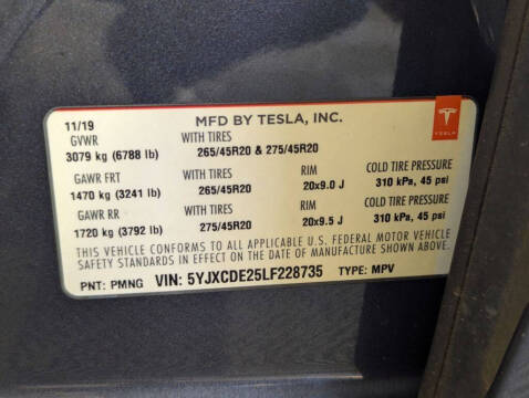 2020 Tesla Model X Long Range