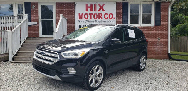 2019 Ford Escape for sale at Hix Motor Co in Jacksonville, NC