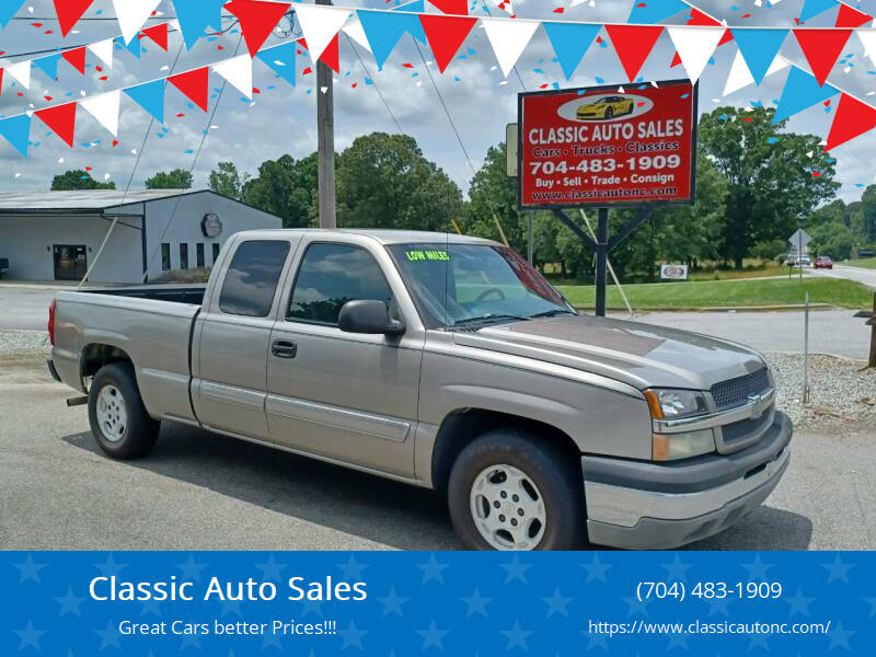 2003 Chevrolet Silverado 1500 for sale at Classic Auto Sales in Maiden NC