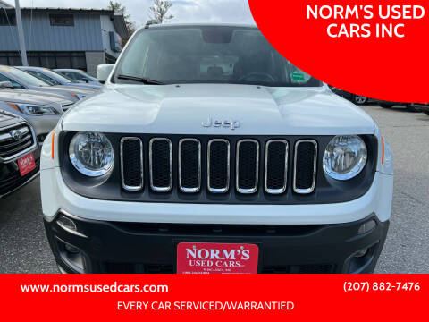 2017 Jeep Renegade for sale at NORM'S USED CARS INC in Wiscasset ME