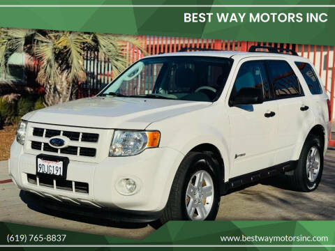 2009 Ford Escape Hybrid for sale at BEST WAY MOTORS INC in San Diego CA