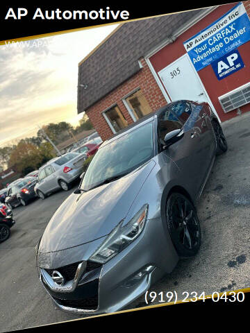 2016 Nissan Maxima for sale at AP Automotive in Cary NC