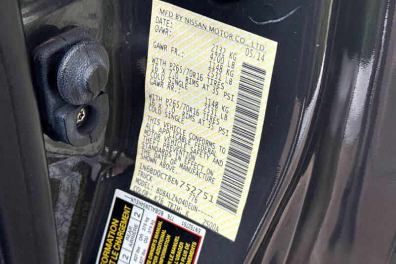 2014 Nissan Frontier SV