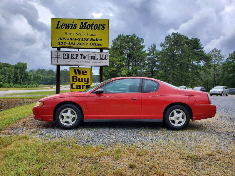 2005 Chevrolet Monte Carlo for sale at Lewis Motors LLC in Deridder LA