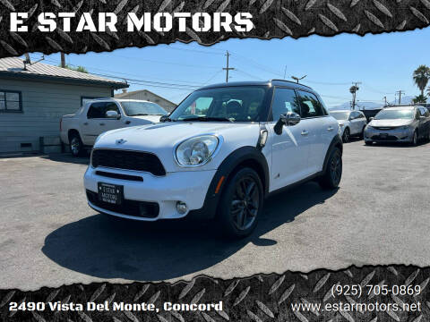 2012 MINI Cooper Countryman for sale at E STAR MOTORS in Concord CA