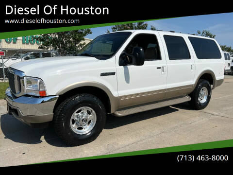 2001 Ford Excursion for sale at Diesel Of Houston in Houston TX