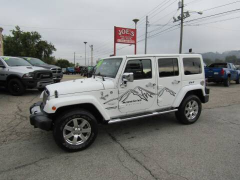 2012 Jeep Wrangler Unlimited for sale at Joe's Preowned Autos in Moundsville WV