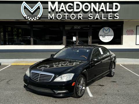 2010 Mercedes-Benz S-Class for sale at MacDonald Motor Sales in High Point NC