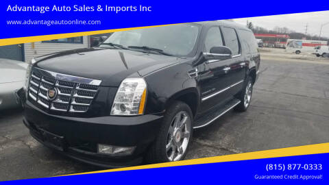 2013 Cadillac Escalade ESV for sale at Advantage Auto Sales & Imports Inc in Loves Park IL