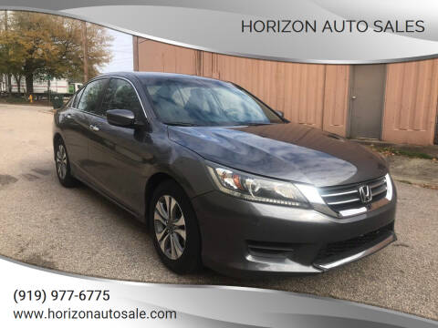 2015 Honda Accord for sale at Horizon Auto Sales in Raleigh NC