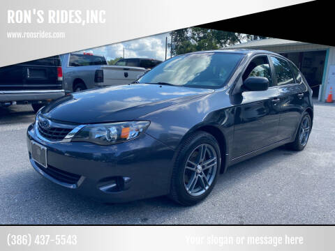 2008 Subaru Impreza for sale at RON'S RIDES,INC in Bunnell FL