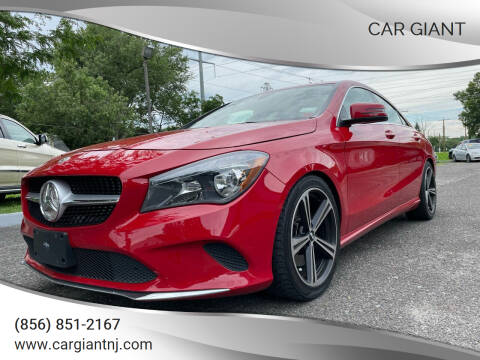 2018 Mercedes-Benz CLA for sale at Car Giant in Pennsville NJ