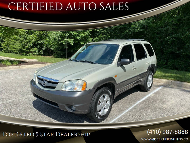 2004 Mazda Tribute for sale at CERTIFIED AUTO SALES in Gambrills MD