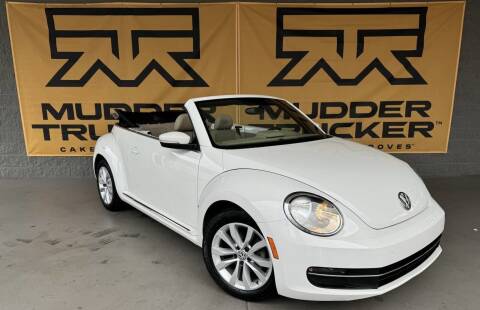 2013 Volkswagen Beetle Convertible for sale at Mudder Trucker in Conyers GA