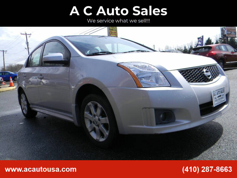 2011 Nissan Sentra for sale at A C Auto Sales in Elkton MD