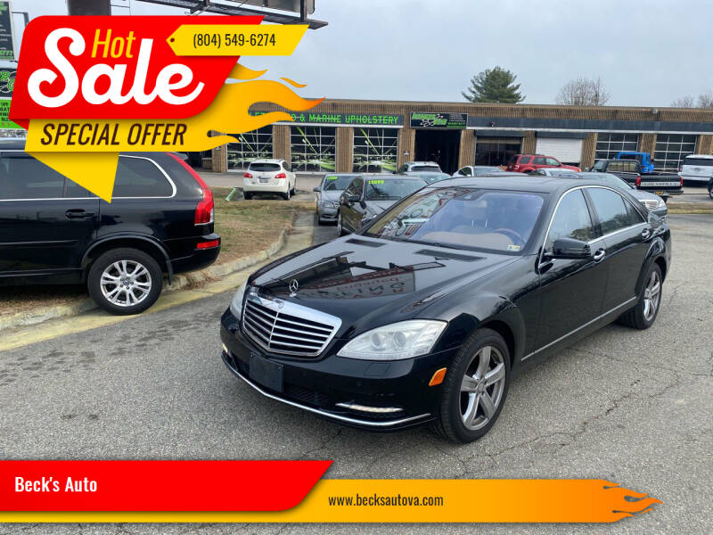 2011 Mercedes-Benz S-Class for sale at Beck's Auto in Chesterfield VA
