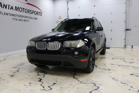 2007 BMW X3 for sale at Atlanta Motorsports in Roswell GA