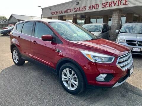 2019 Ford Escape for sale at Osceola Auto Sales and Service in Osceola WI