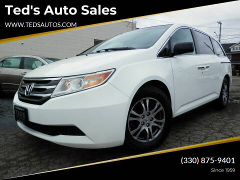 2011 Honda Odyssey for sale at Ted's Auto Sales in Louisville OH