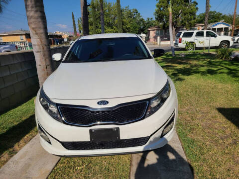 2015 Kia Optima for sale at E and M Auto Sales in Bloomington CA