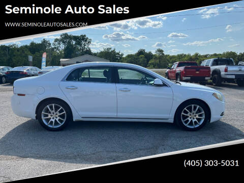 2012 Chevrolet Malibu for sale at Seminole Auto Sales in Seminole OK