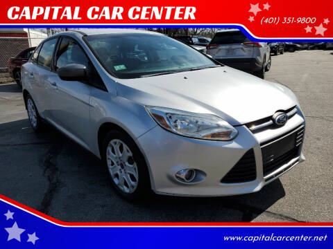 2012 Ford Focus for sale at CAPITAL CAR CENTER in Providence RI