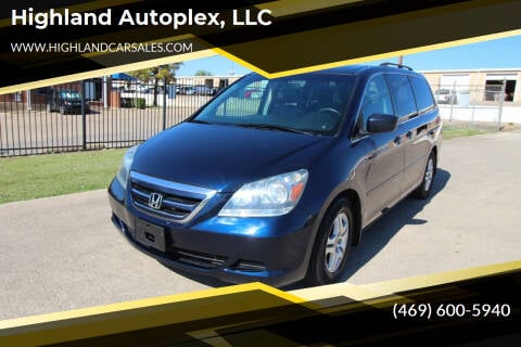 2007 Honda Odyssey for sale at Highland Autoplex, LLC in Dallas TX