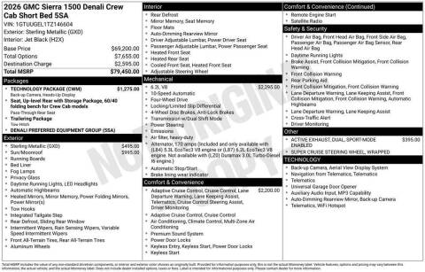 2026 GMC Sierra 1500