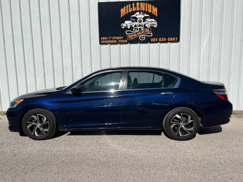 2017 Honda Accord for sale at MILLENIUM MOTOR SALES, INC. in Rosenberg TX