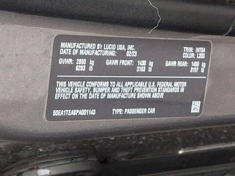2023 Lucid Air Touring