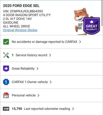 2020 Ford Edge