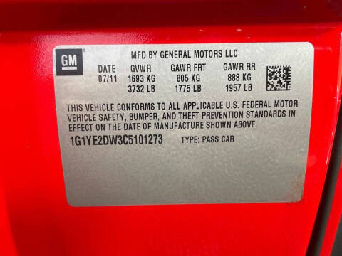 2012 Chevrolet Corvette