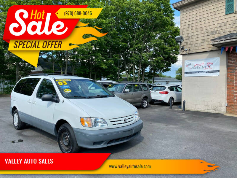 2003 Toyota Sienna for sale at VALLEY AUTO SALES in Methuen MA