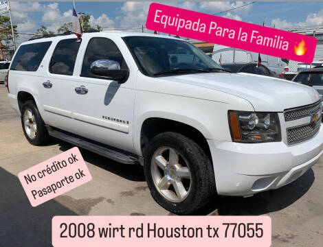 2007 Chevrolet Suburban for sale at Hispanos Cars 4 Less by Cadena Motors, Inc. in Houston TX