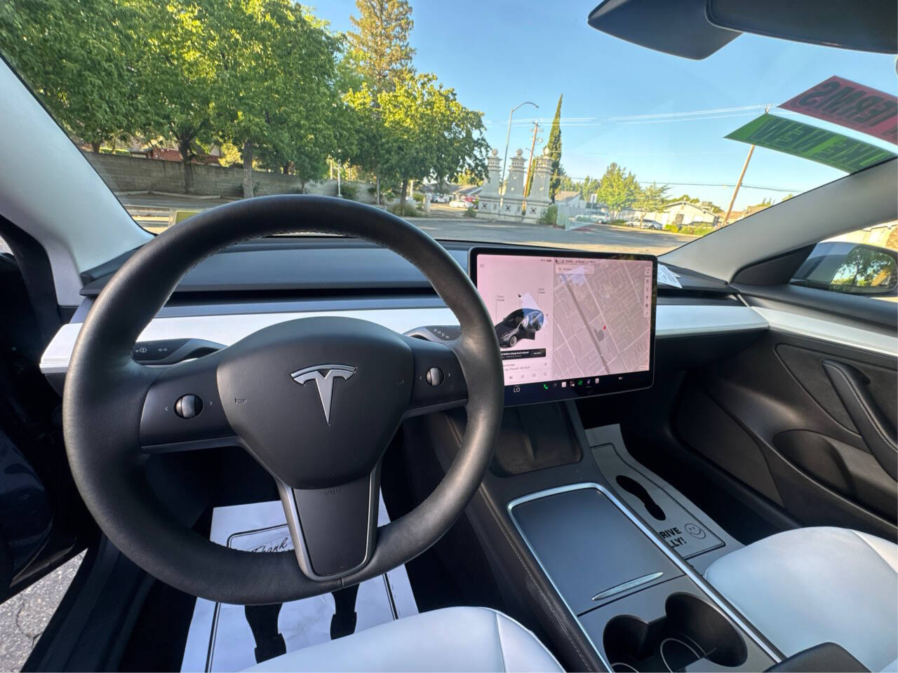 Gray 2021 Tesla Model 3 Long Range AWD Long Range 4dr Sedan 12