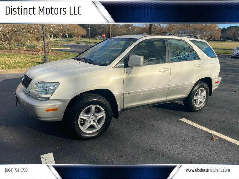 2003 Lexus RX 300 for sale at Distinct Motors LLC in Mechanicsville VA