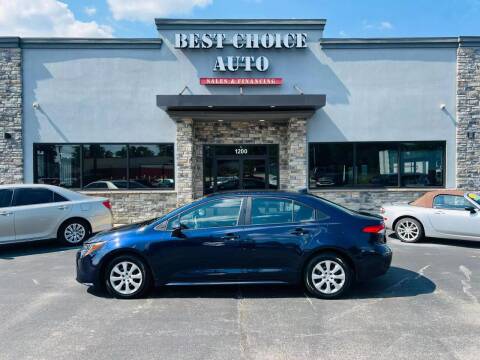 2021 Toyota Corolla for sale at Best Choice Auto in Evansville IN