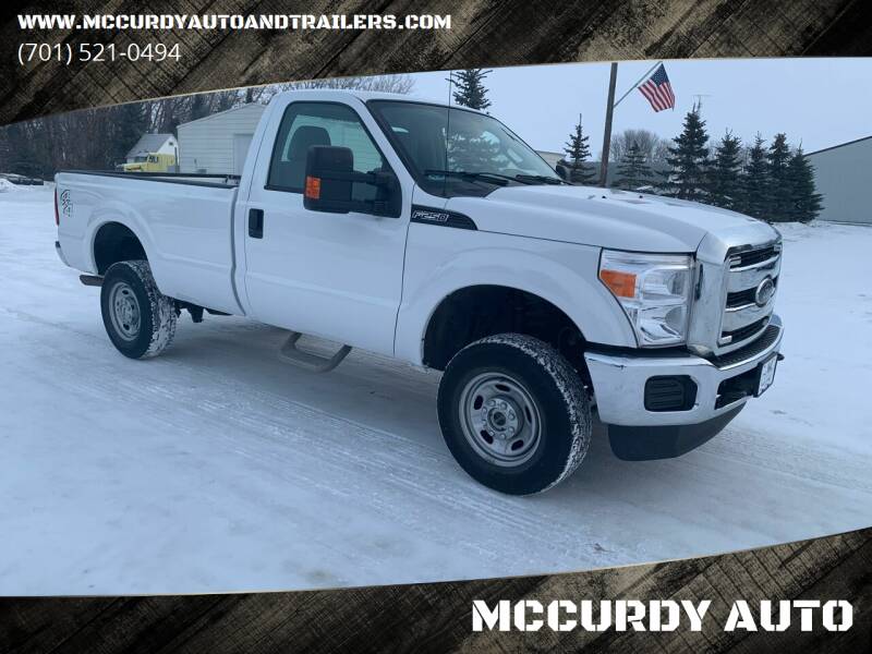 2016 Ford F-250 Super Duty for sale at MCCURDY AUTO in Cavalier ND